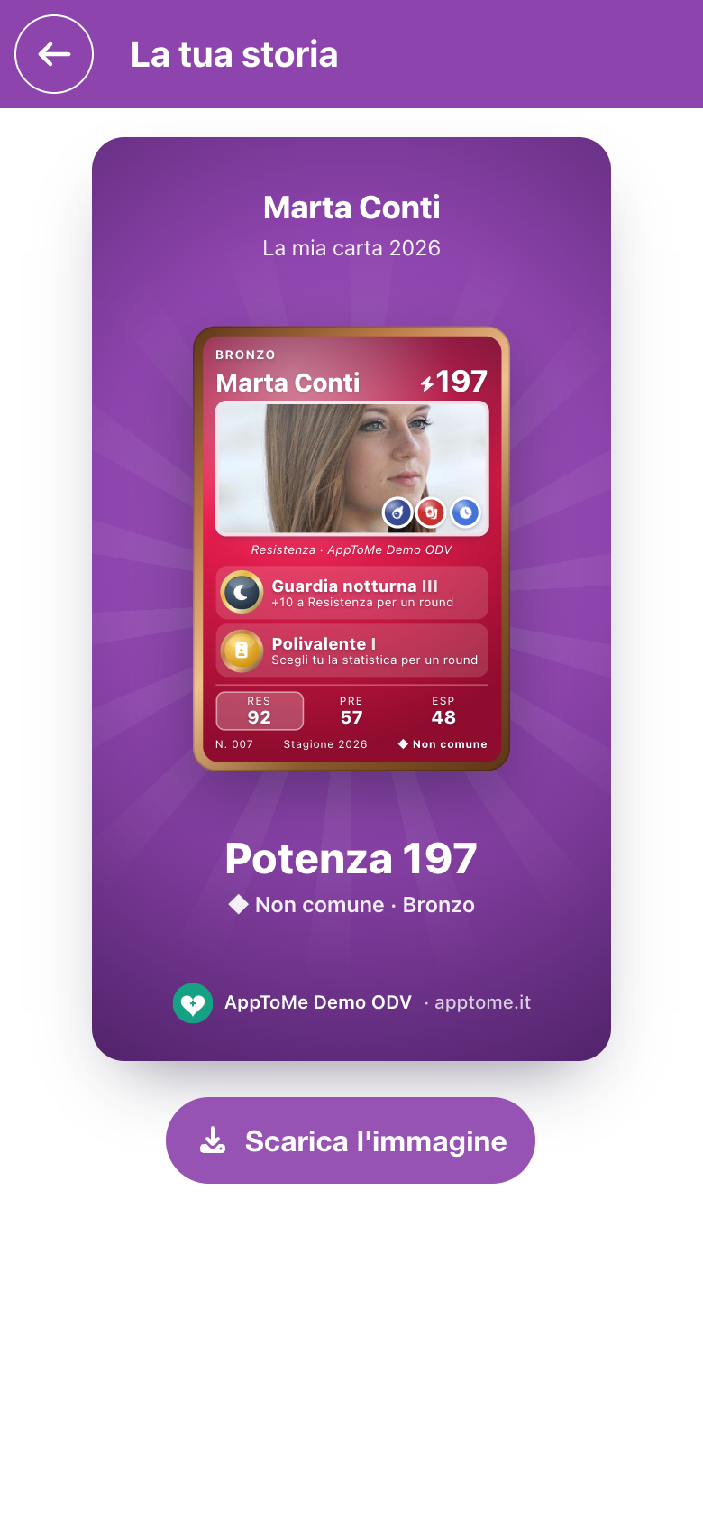 La tua storia, pronta da condividere